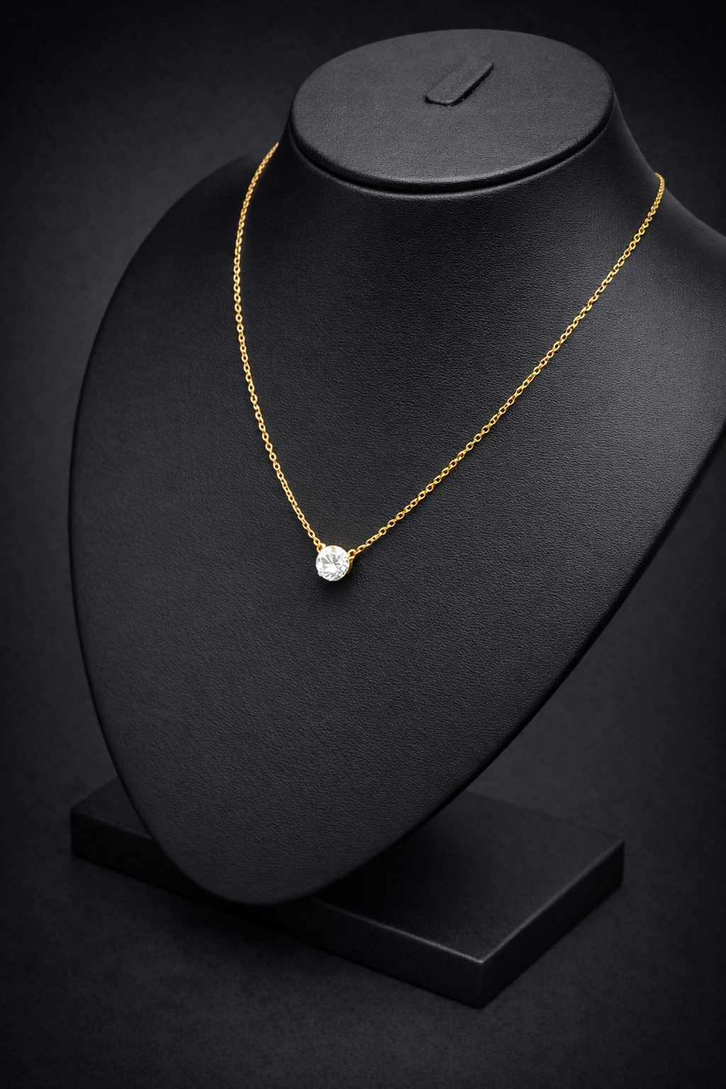 Heart Solitaire Necklace