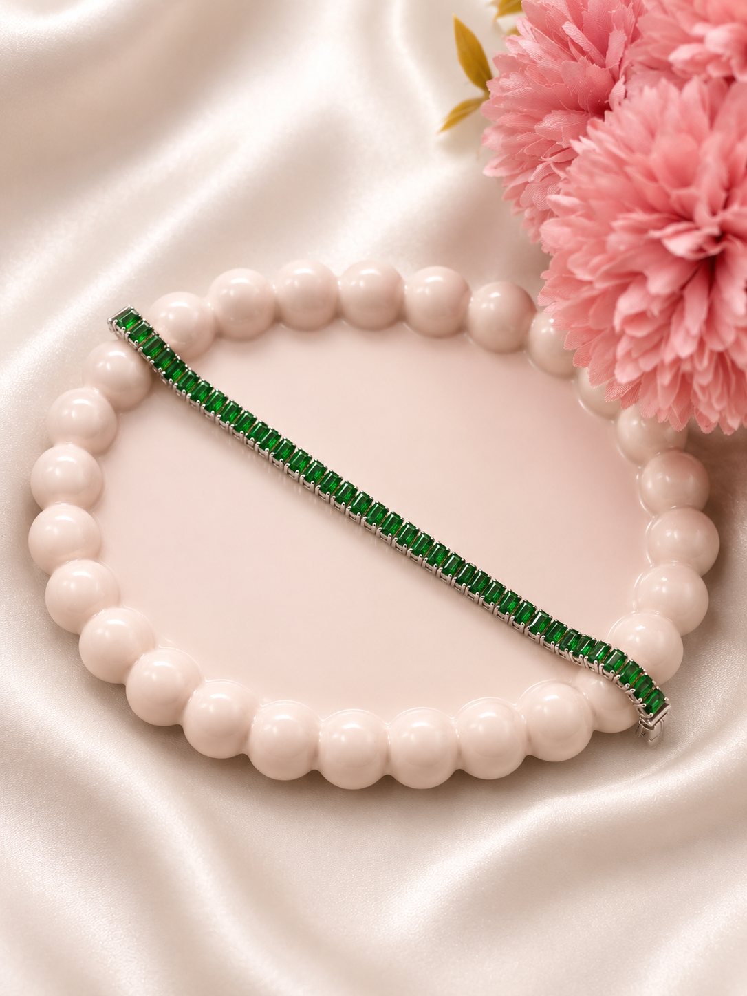 Jade Tennis Bracelet