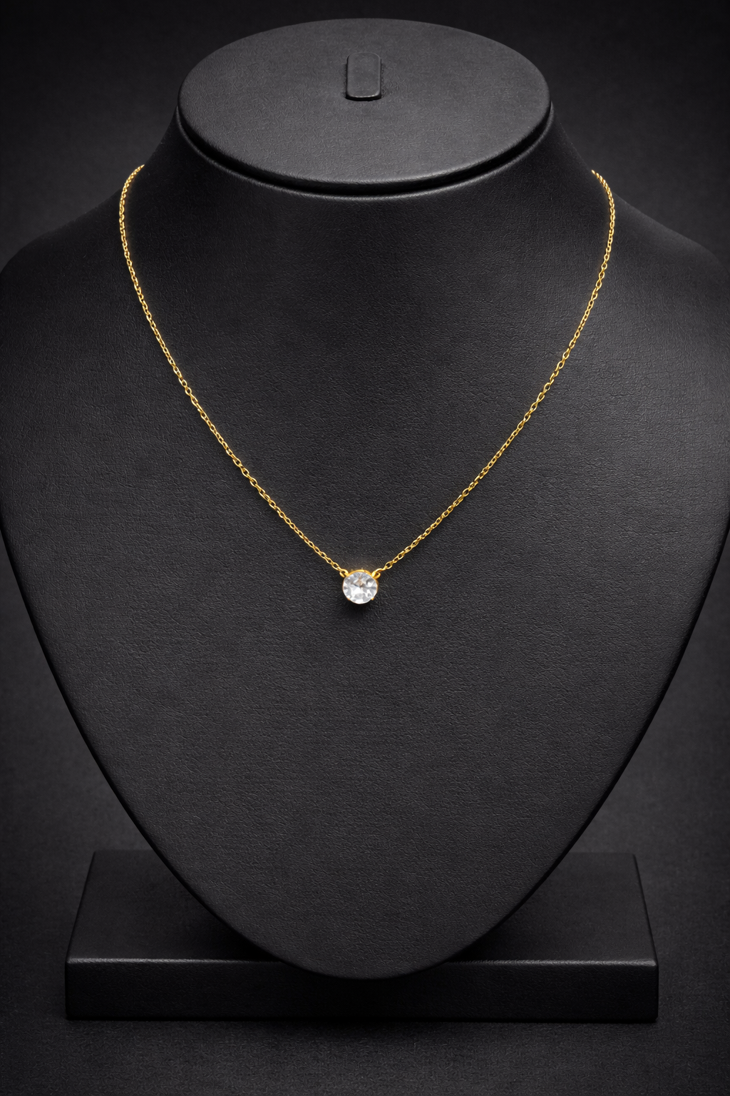 Heart Solitaire Necklace