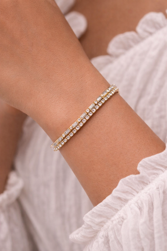 Double Shine Tennis Bracelet