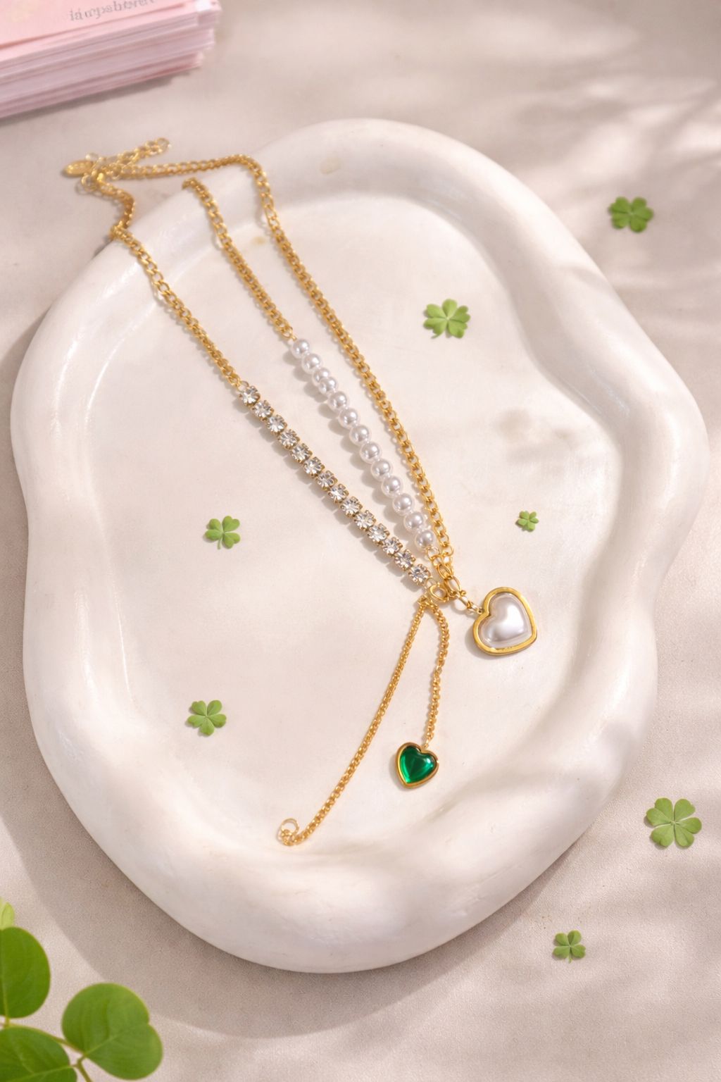 Heart String Necklace