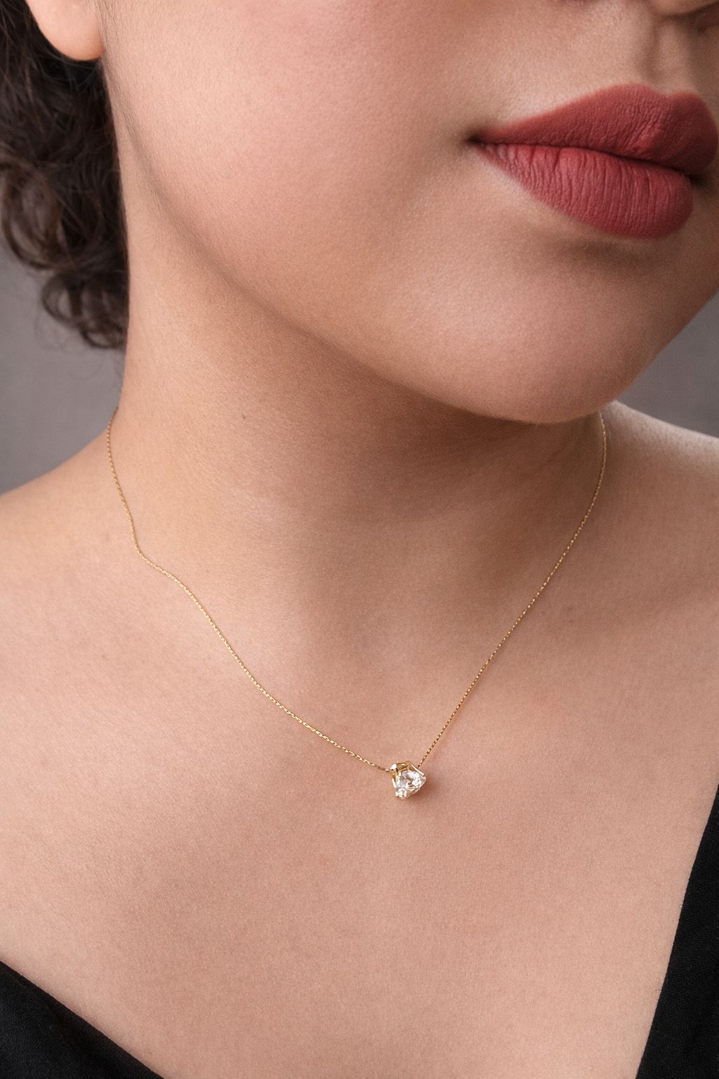 Heart Solitaire Necklace