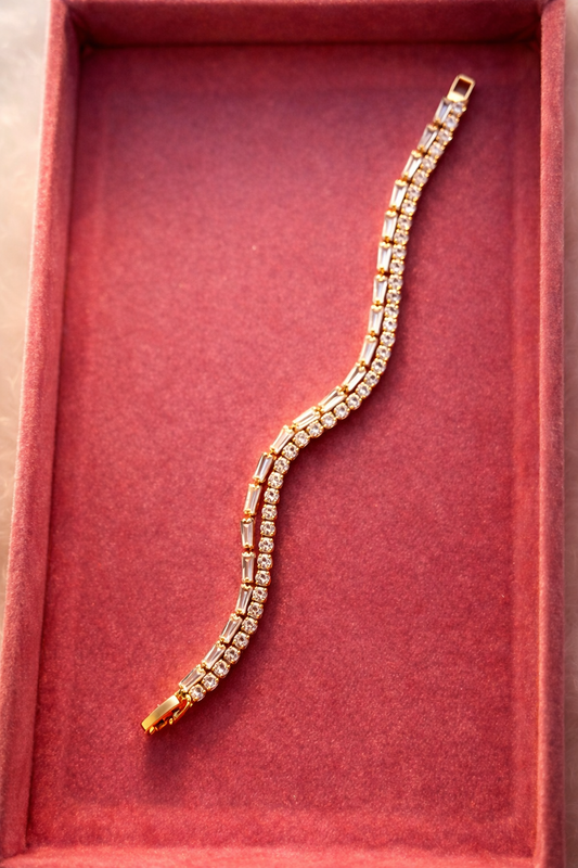 Double Shine Tennis Bracelet