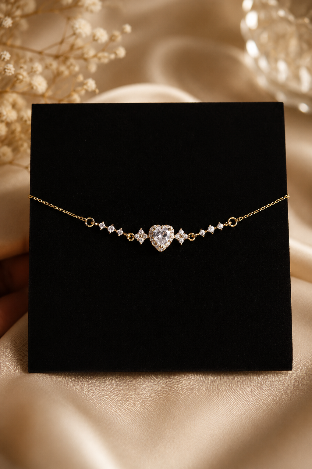 Halo Heart Bracelet
